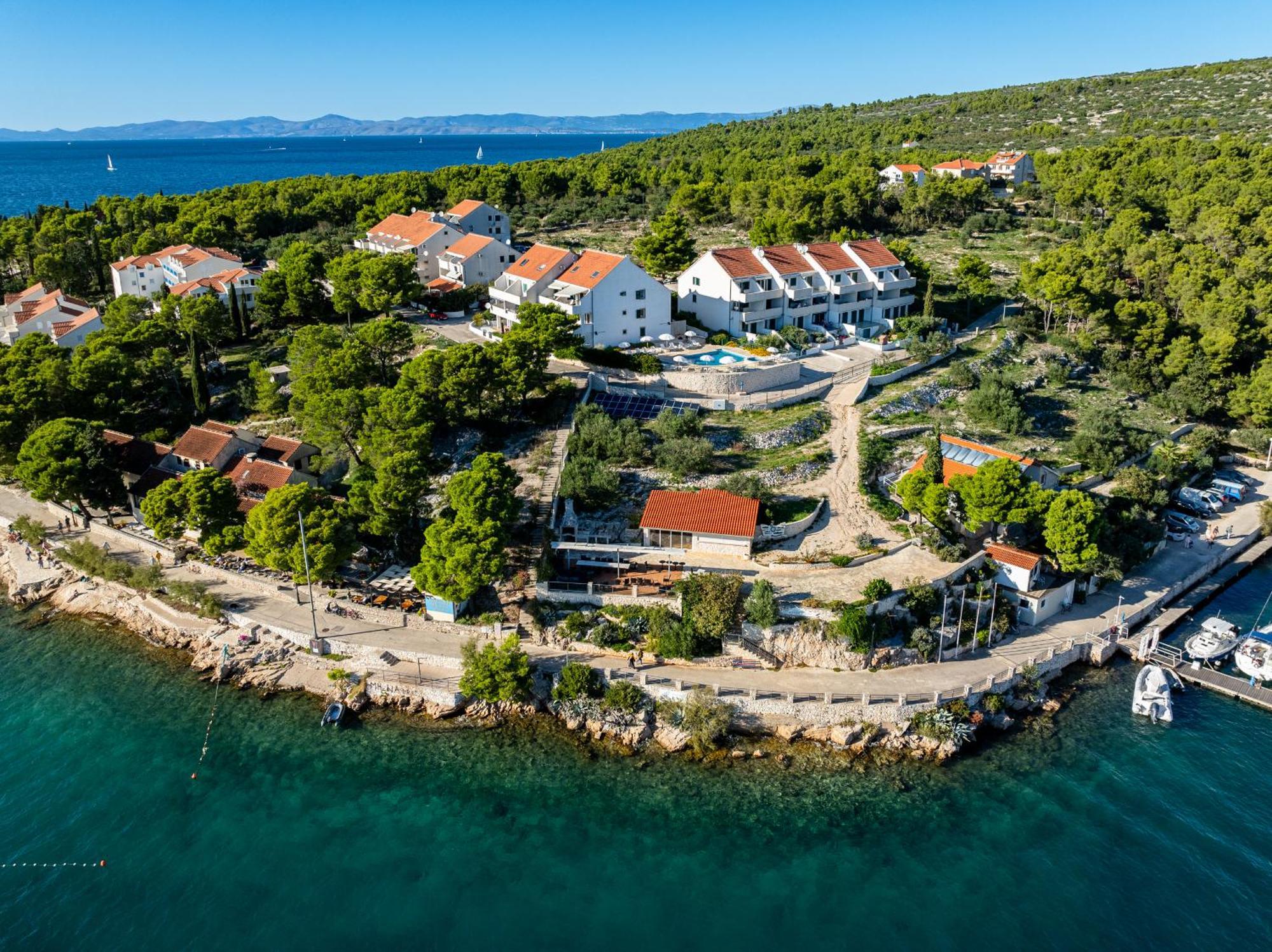 Milna - With Swimming Pool & Amazing Seaviews, Above Bijaka Apartment